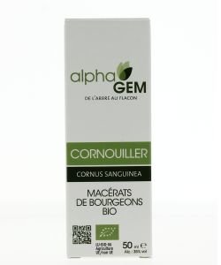 Cornouiller (Cornus sanguinea) bourgeon unitaire BIO, 50 ml